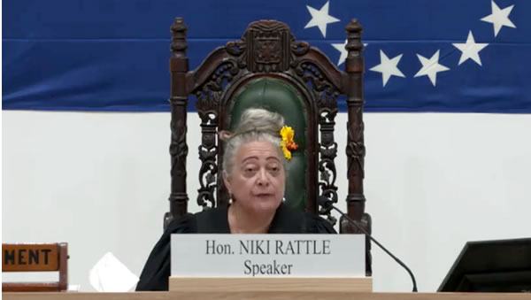 Speaker Niki Rattle. 